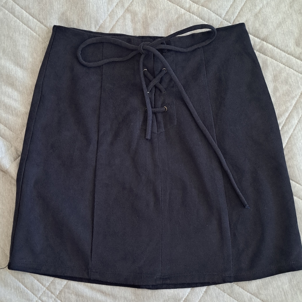 Navy Blue Charolette Russe Skirt